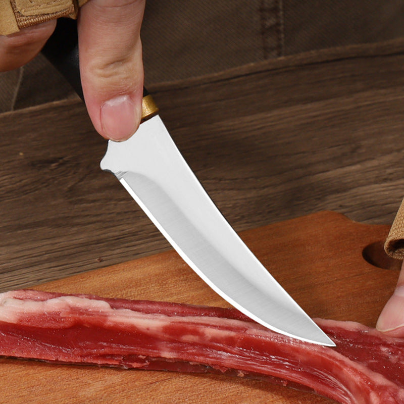 Cuchillo portátil para exteriores con funda
